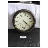 Clock w/Temp & Humidity Dials