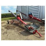 Mayrath 35’ x 10”, center drive, 10 hp. Electric motor on transport