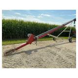 Buhler Farm King 851, 51’ x 8”, on transport, 10 hp electric motor