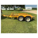 4 1/2 x 10 Tandem Trailer, with ramp & lights