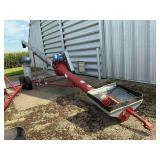 Mayrath 35’ x 10”, center drive, 10 hp. Electric motor on transport