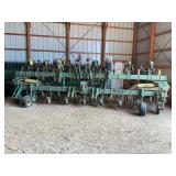 JD 85 row crop Cultivator, 16R30”, flat fold, 3pt., gauge wheels