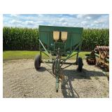 Homemade pull type seeder, hyd. opening & hyd. fan, separate seeding, big & small