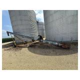 Hutchinson 52’ x 12” on bearings, 25 hp electric motor on transport,