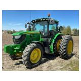 2013 JD 6125R Tractor, MFWD, 1048 hrs., IVT trans., 3 hyd remotes,