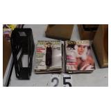 3) Plastic Magazine Racks& 20) 80