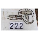 2) 3/8 Air Ratchets & Electric Impact