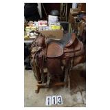 14" Arabian Saddle & Tack (NO STAND)