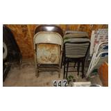 8 Misc. Folding Chairs