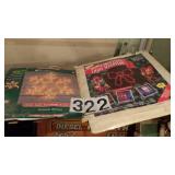 Lighted Red Bow & Snowflake Works