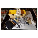 Toolbox Full Of 14 Pr New Gloves & Overshoes