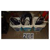 3 Strands Of Blue Rope Lighting (Works)