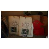 2) Trim-a-Tree Reindeer & Sleigh Lawn Items