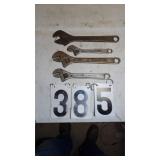 4) Crescent Wrenches