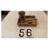 Safety Lube Oil Can, Oil Spout, Lead Stick