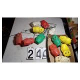 Strand of 7 Party Owl Lights W/ Extra Covers