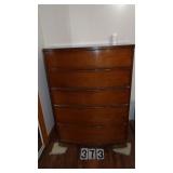 5) Drawer Chest  48"Tx34"Wx20"D