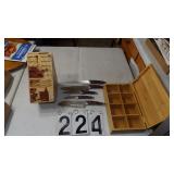 Berwin Carving Knives & Wooden Box