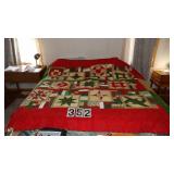 84" X 80" Christmas In July Quilt +