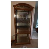 Curio Cabinet 30"Wx76"Tx14"D