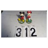 Mickey & Minnie 6" Figurines