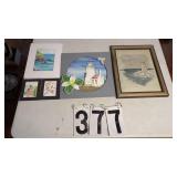 Needle Point Lighthouse Picture 3D Picture