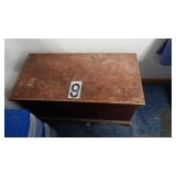 Small Wooden Chest 37"X18"X21"