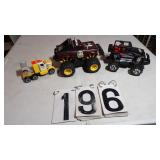 Nu Brite, Lanard Toy  Truck, & Tonka Semi