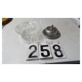 Footed Glass Bowl Serving Dish