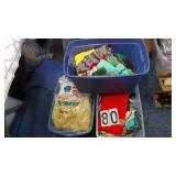 3) Totes Of Material & Backing