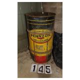 Pennzoil Oil Barrel