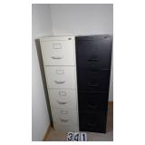 2) 4 Drawer File Cabinets