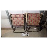 2) Lawn Chairs