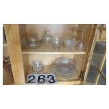 Contents Of Cabinet Stemmed Glasses Etc