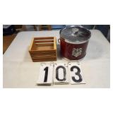 Ice Bucket & Napkin Holder