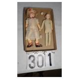 Porcelain Head Wood Frame Body 14" +