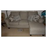 3 Cushion Sofa, 1) End Lounge Seat