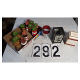 Avon, Candle, Artificial Flowers