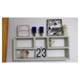 Knick Knack Shelf W/ Contents