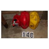 2 Gas & 1 Diesel Fuel Can