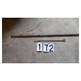 Pry Bar & Steel Rod