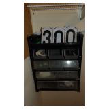 Small Storage Bin W/Contents