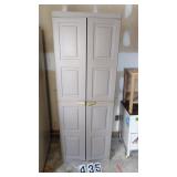 Plastic Storage Cabinet 69"T X 26"W X 16" D