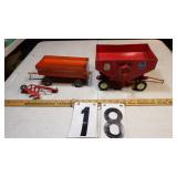 Ertl Gravity Wagons, & Plow
