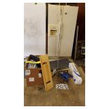 2) IV Poles & Medical Items