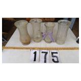 4) Glass Vases