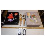 Vintage Barbie & Midge W/Cases