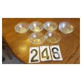 14 Arcoroc Fruit Pattern Salad Set