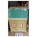 Vintage Childs Writing Desk & Cabinet
