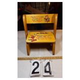 Vintage Small Step Chair (Needs Some Glue)
